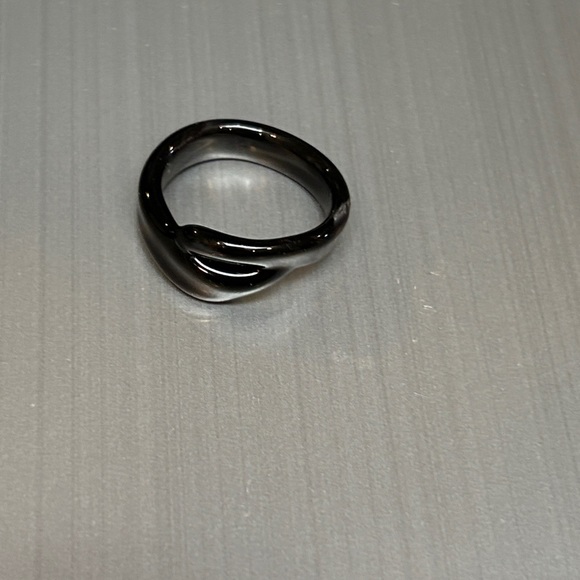 Hand Blown Glass Ring Size 7 Artisan Handcrafted - Picture 3 of 4